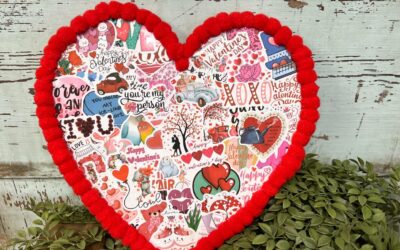 How To Make A Heart Out Of Stickers