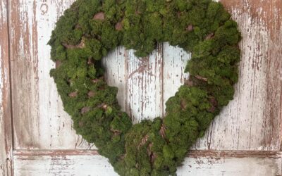 DIY Wreath Using A Pom Pom Garland - The Shabby Tree