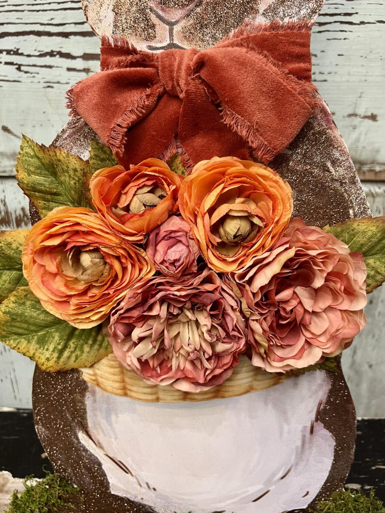 Dollar Tree Plus Metal Bunny Makeover The Shabby Tree