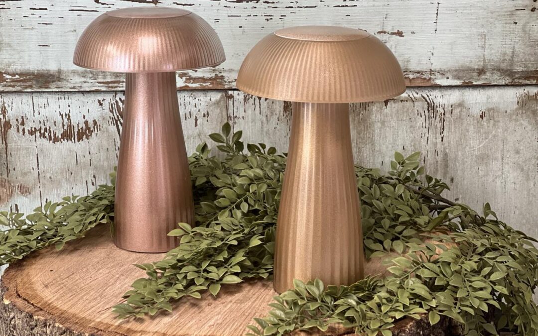 Mushroom Lamp Makeover