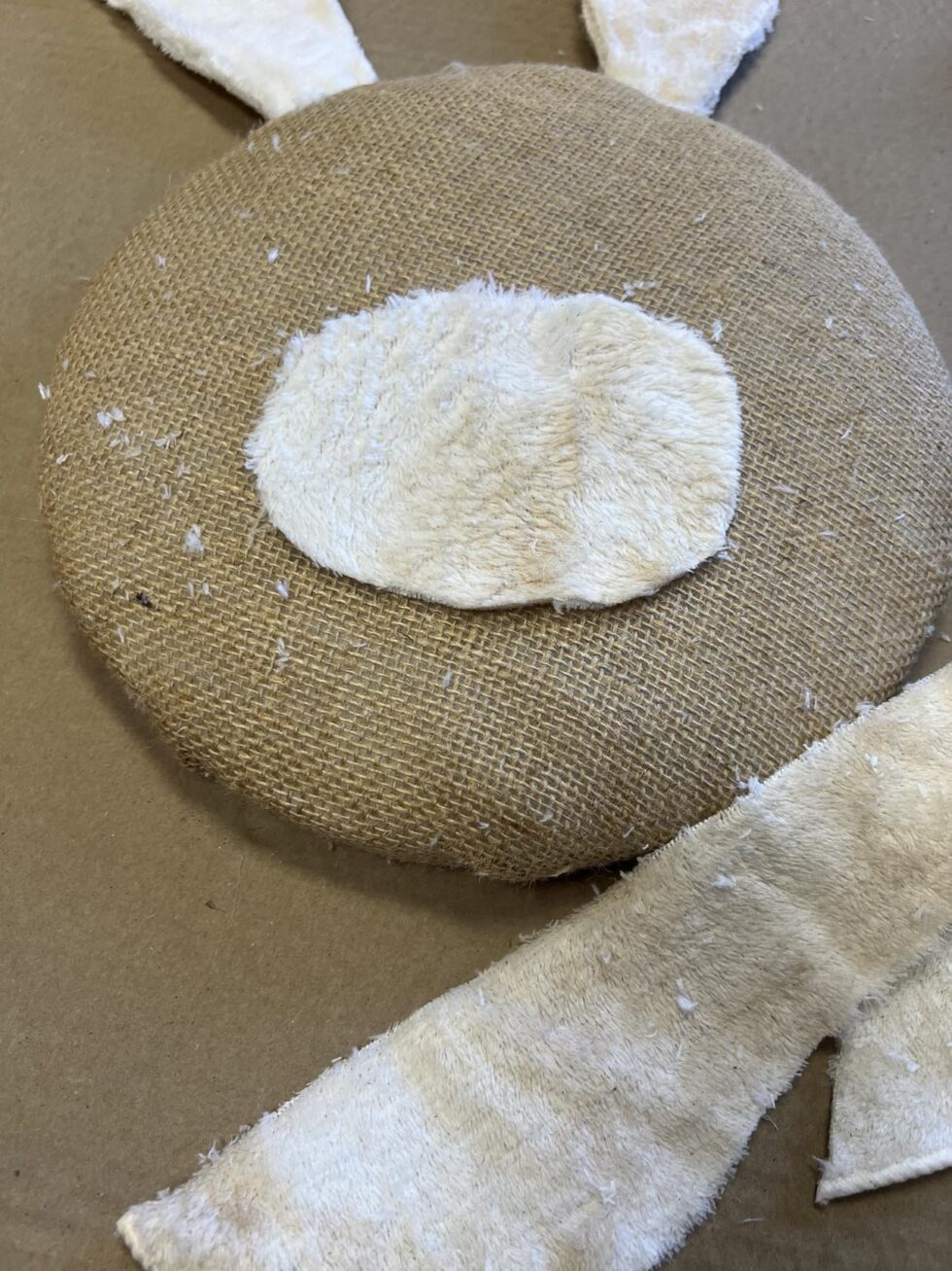 How To Make A Bunny Head Out Of A Canvas - The Shabby Tree