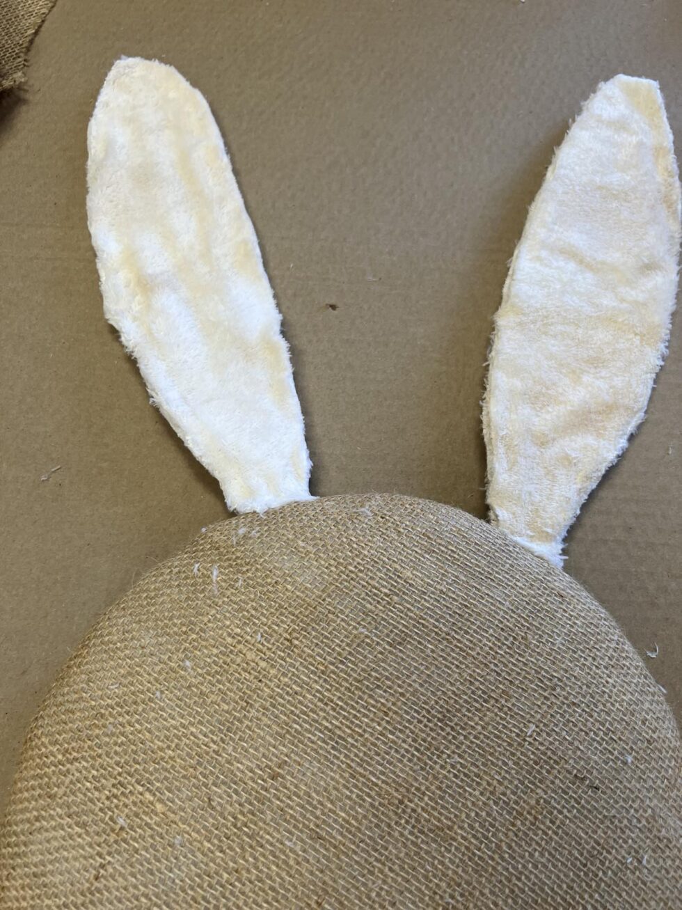 How To Make A Bunny Head Out Of A Canvas - The Shabby Tree