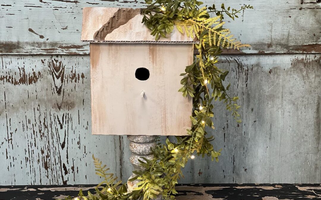 How To Make A Birdhouse Out Of A Recycled Box