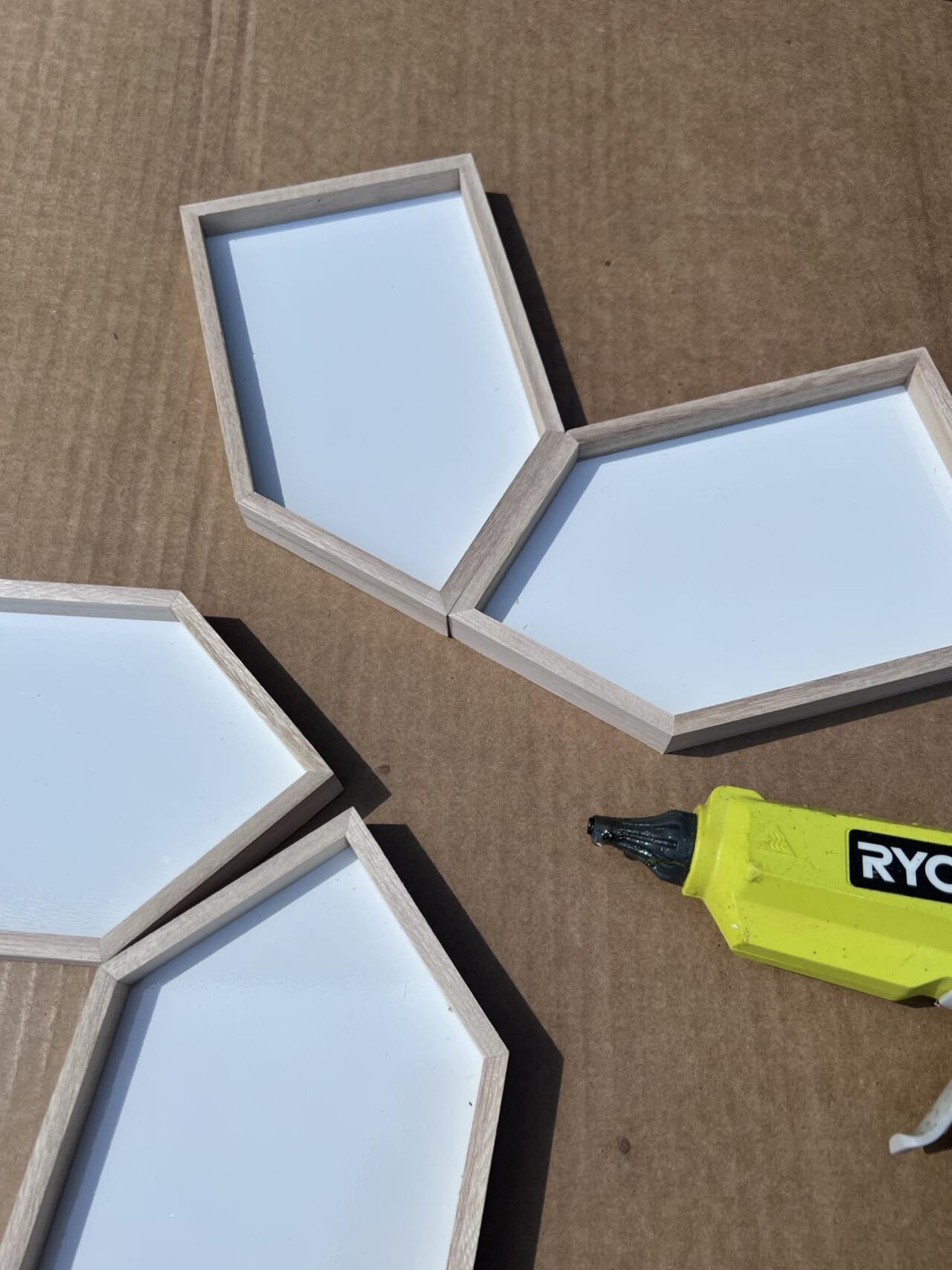 How To Make A Cross Out Of Dollar Tree Dry Erase Boards The Shabby Tree