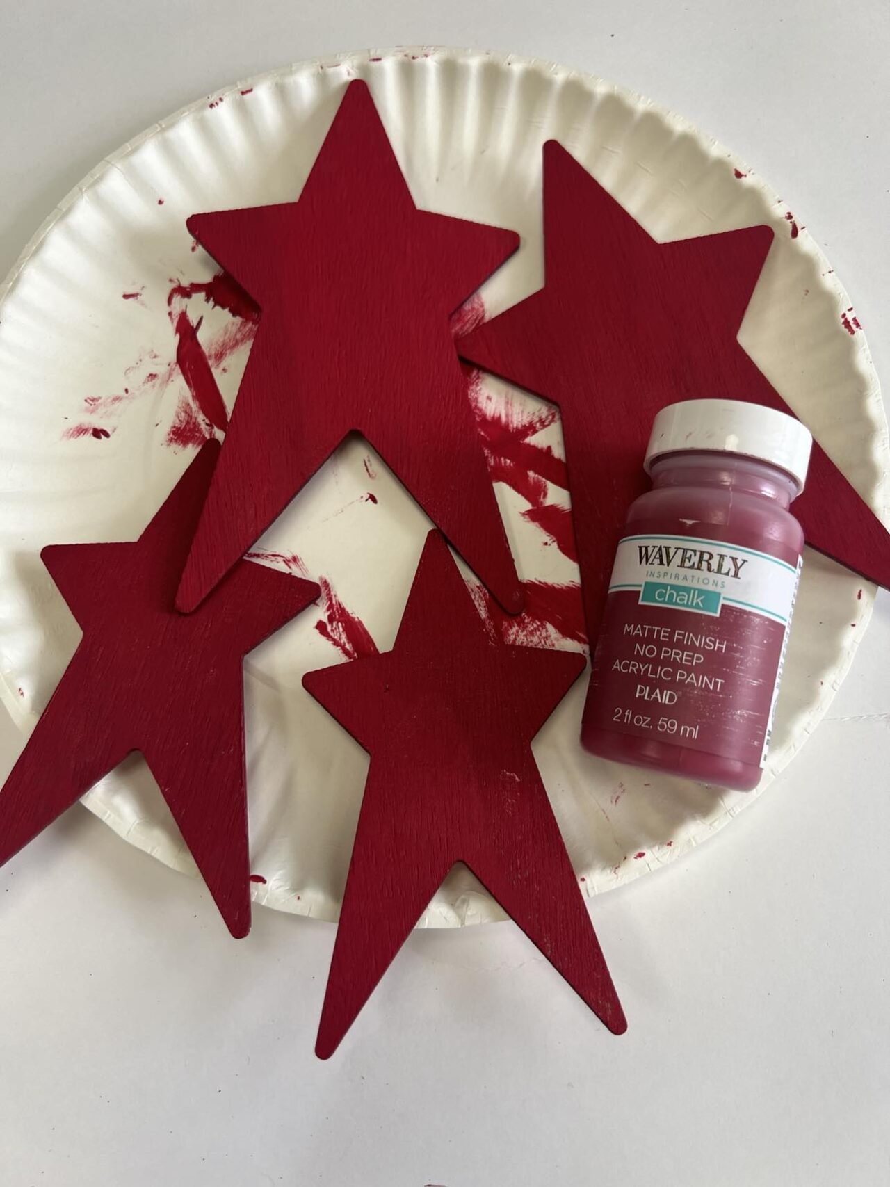 How To Make A Wooden Star Wreath - The Shabby Tree