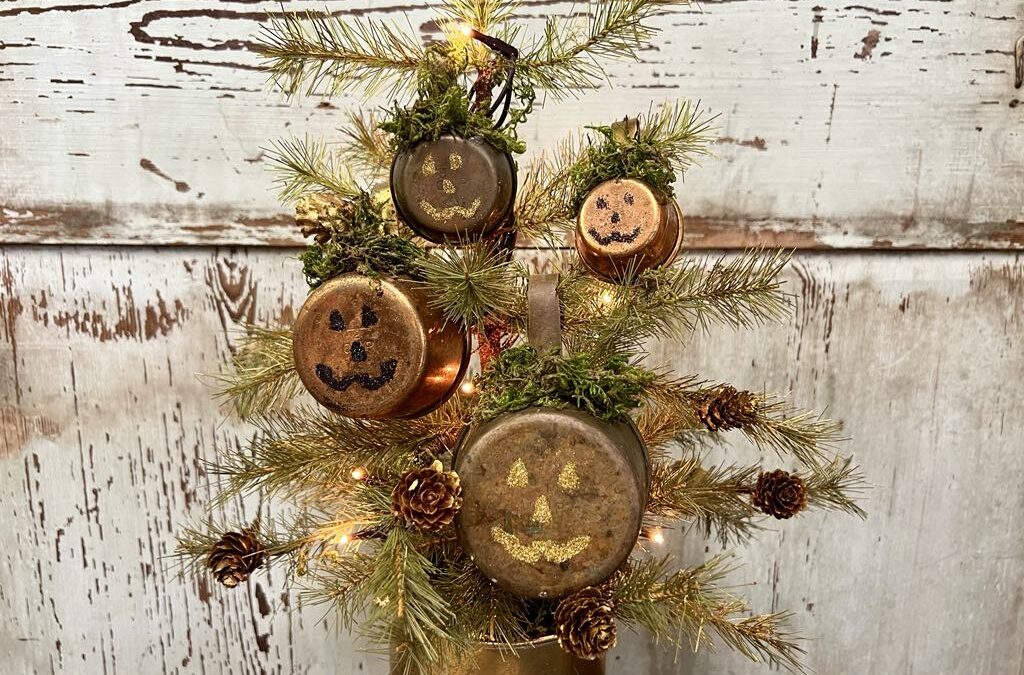 DIY Pumpkin Decoration Using Measuring Cups