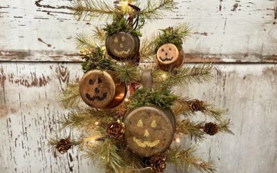 DIY Pumpkin Decoration Using Measuring Cups