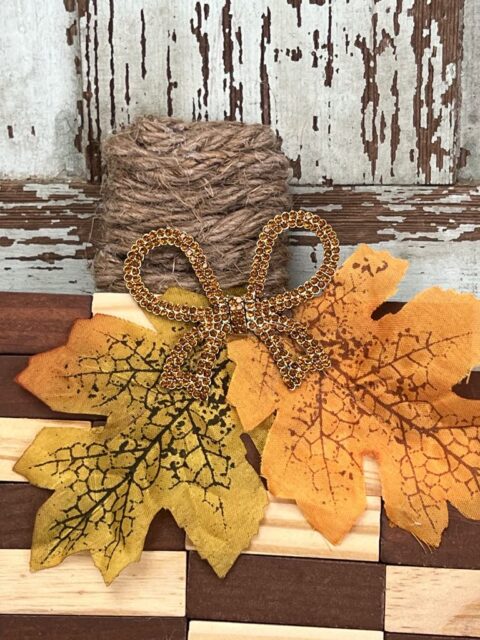 How To Make A Pumpkin Out Of A Dollar Tree Tumbling Tower Game. - The ...