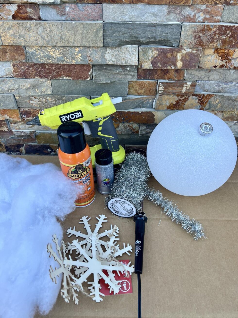 How To Make A Light Up Snowflake Decoration The Shabby Tree