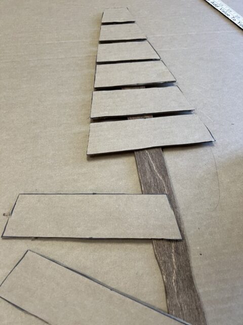 Diy Tree Made Out Of Cardboard - The Shabby Tree
