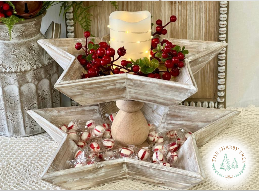 DIY Star TwoTiered Tray Easy and Stylish Decor for Any Season The