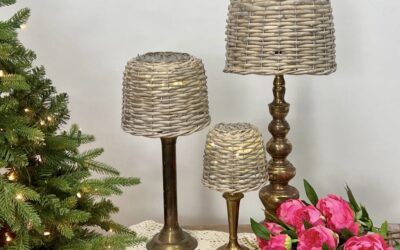 DIY Lamp Using Baskets