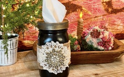 How To Turn A Mason Jar Into A Tissue Holder