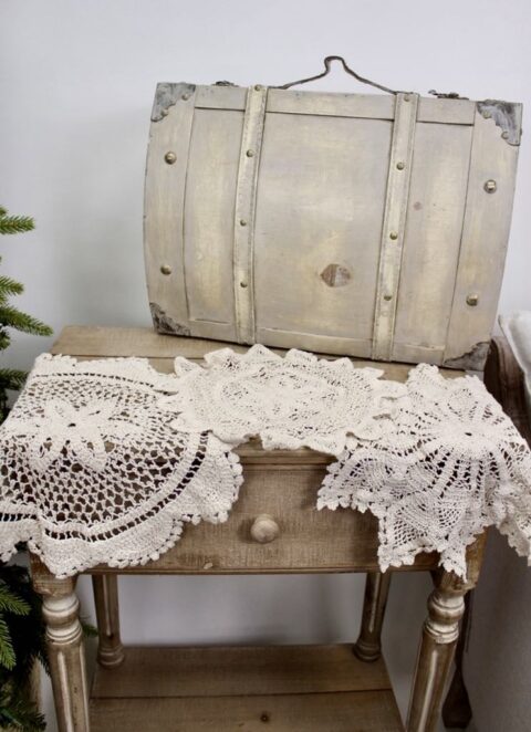How To Make Hanging Doilies - The Shabby Tree