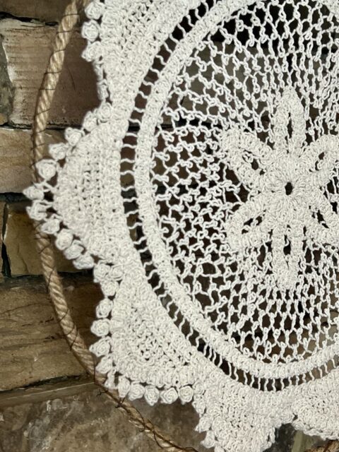How To Make Hanging Doilies - The Shabby Tree