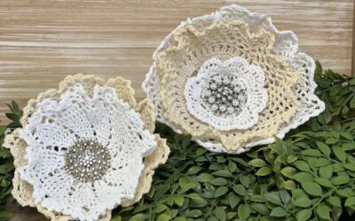 Doily Craft Using Elmer’s Glue