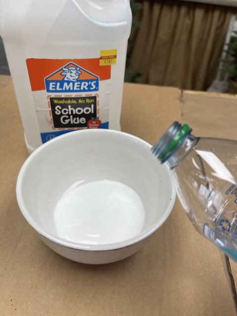 Doily Craft Using Elmer’s Glue - The Shabby Tree