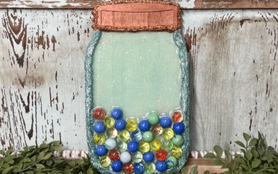 Resin Craft Using Wood Mason Jar