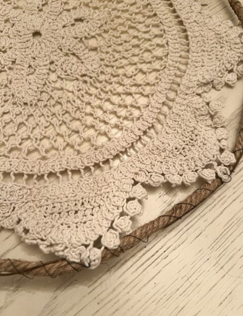 How To Make Hanging Doilies - The Shabby Tree