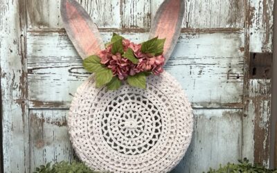 DIY Walmart Styrofoam Wreath Bunny Head