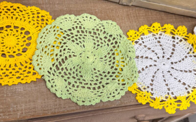 How to Dye Doilies with Acrylic Paint