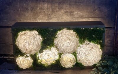 DIY Light Up Resin Flowers Using Resin And A Shadow Box