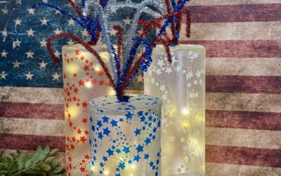 Diy Light Up Americana Fire Crackers Using Dollar Tree Table Runners