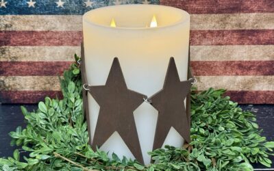 DIY Star Decoration Using Wooden Stars