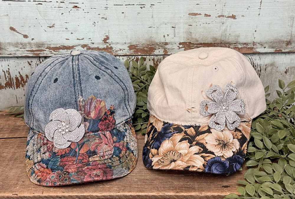 Ball Cap Makeover Using Napkins