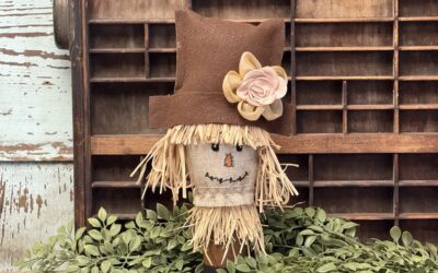 Burlap Bag Scarecrow: A Rustic Fall Craft