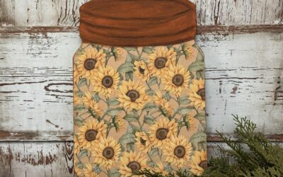 Walmart Wooden Mason Jar Plaque Makeover