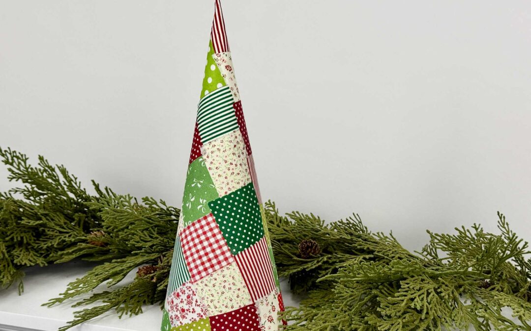 DIY Patchwork Tree Using Fabric