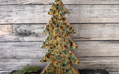 Walmart Tree Makeover Using Resin
