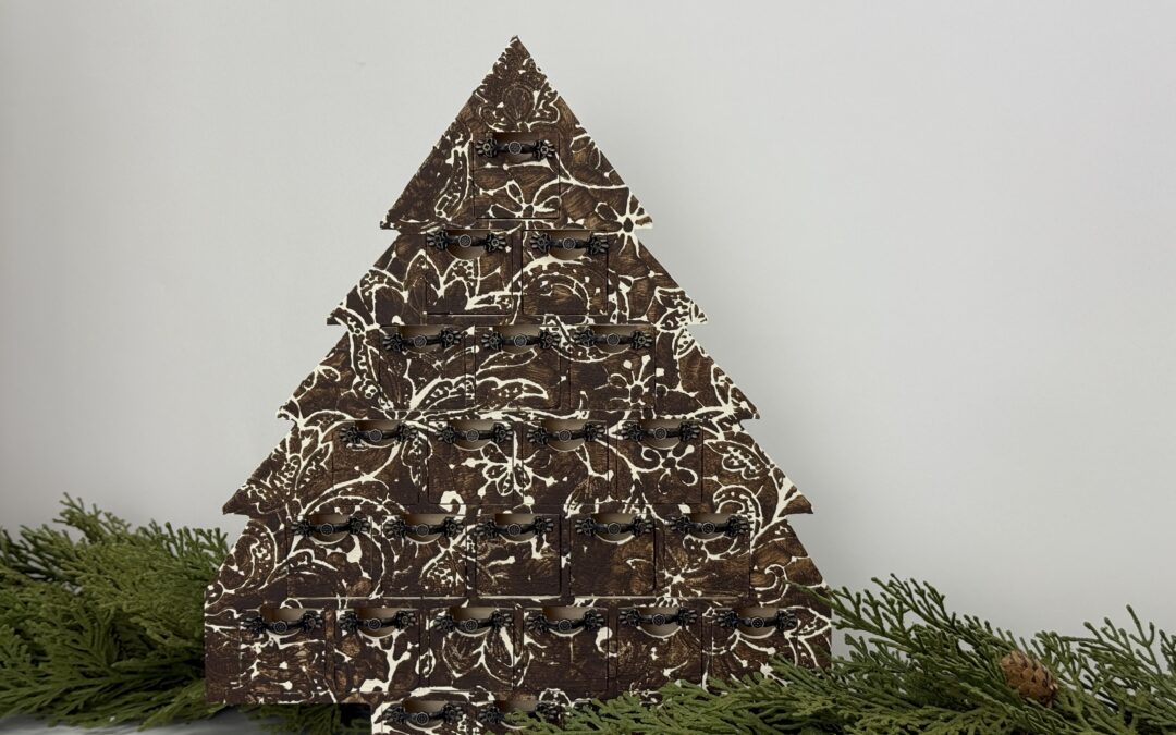 Wooden Advent Calendar Makeover