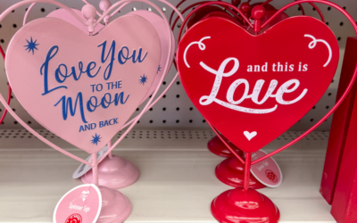 Valentine’s Decor At Dollar Tree 2026