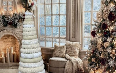 HomeGoods Fabric Tree Makeover