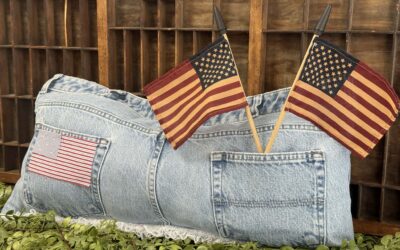 Thrift Store Finds Turned Into Simple Americana Decor