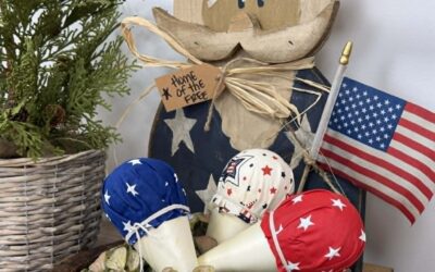 DIY Americana Ice Cream Cones