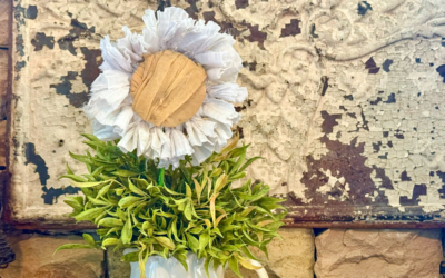 Mason Jar Lid Flowers