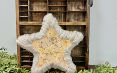 Dollar Tree Tinsel Star Makeover