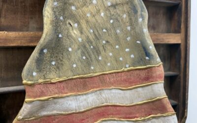 DIY Americana Wood Tree Platter