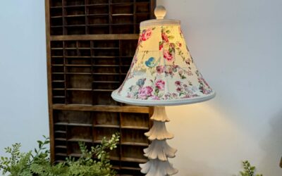 Lampshade Makeover Using Fabric