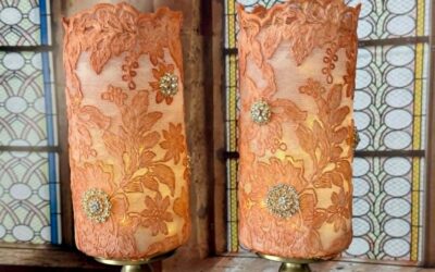 How To Make A Lace Lantern Using A Recycled Clorox Wipe Container