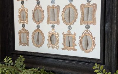 DIY Advent Calendar Using Paper Frames