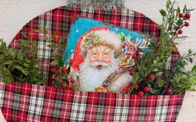 DIY Christmas Ornament Pocket Using Cardboard